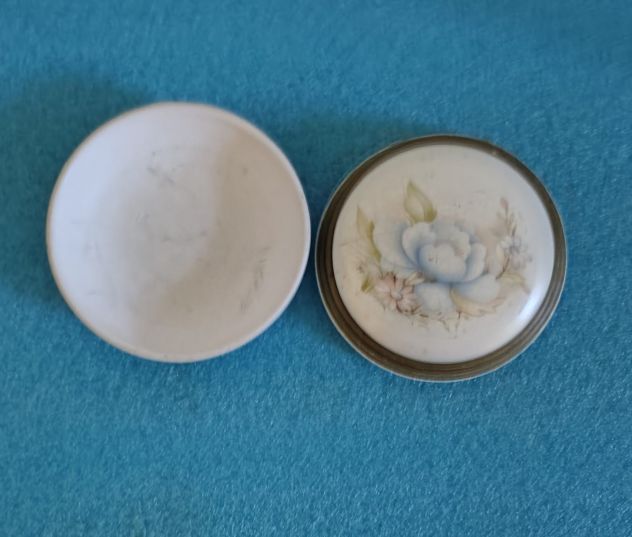 Scatola Portagioie Vintage in ceramica di Deruta dipinta a mano - Foto 5