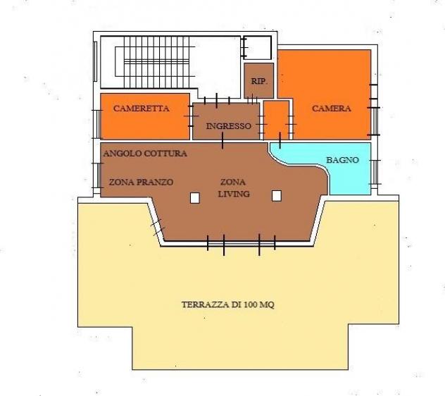 Attico in vendita a Carrara 85 mq Rif: 1421969