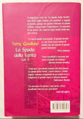 La spada della verità.Vol.5 Terry Goodkind 1°Ed.Fanucci, 2004 L'anima del fuoco - Foto 3
