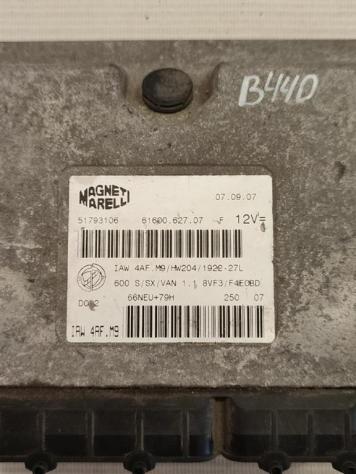 CENTRALINA MOTORE FIAT Seicento /600 51793106 IAW4AFM9 187A1000 benzina 1108 (0510) - Foto 2