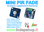 Mini Sensore rilevatore PIR di movimento per strisce led con dissolvenza