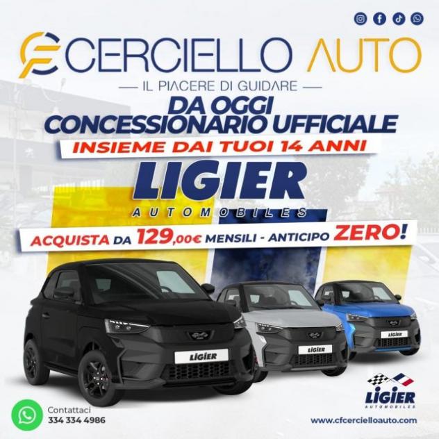 LIGIER JS 50 Elite Confort E.V. TUA DA €199.00 MENSILI rif. 22348036