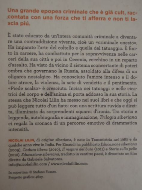 Libro "Nicolai Lilin" Trilogia Siberiana - Foto 2