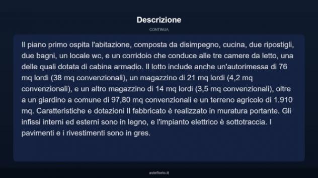 Immobile in asta di 383 m², box auto in vendita a Peccioli - Foto 17