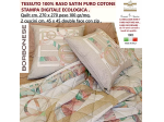 BORBONESE coperta copriletto trapuntino matrimoniale + 2 cuscini arredo