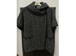Mantella a Portafoglio con Motivo Chevron