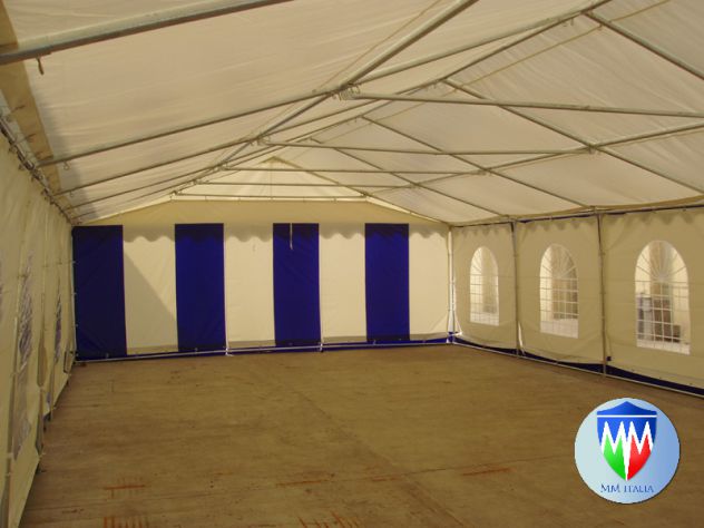 TENDONI PER FESTE GAZEBO PER EVENTI 5 X 10 VELCRO SYSTEM A ASCOLI PICENO - Foto 2
