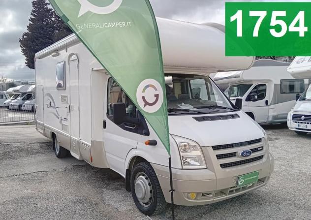 CAMPER RIMOR FORD MANSARDATO 6 POSTI CLIMATIZZATORE FOTOVOLTAICO GARAGE CAMPEGGIO USATO GENERALI 1754