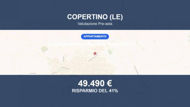 Immobile in asta di 153 m² con più di 5 locali e box auto in vendita a Copertino