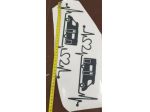 adesivi decorativi per camper 2 elementi sx e dx come foto