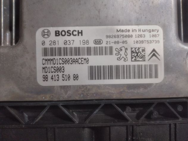 CENTRALINA ORIGINALE MOTORE ECU PEUGEOT 508 2021 0281037198 Centralina motore P - Foto 9