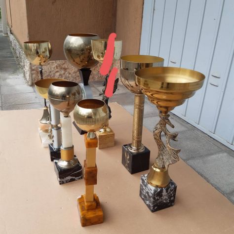 7 trofei vintage vinti a gare di pesca - Foto 7