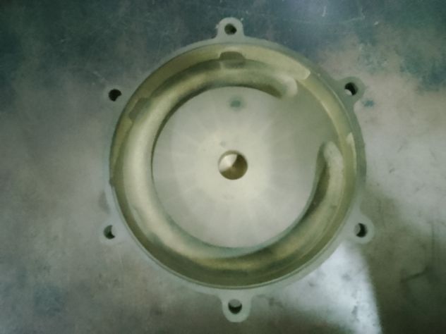 Coperchio pompa autodescante in ottone con tubi da 50mm e girante da 170mm in ot - Foto 2
