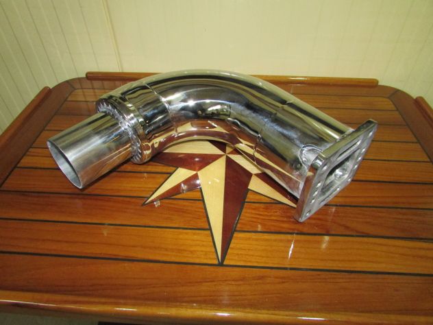 GOMITO/RISER in ACCIAIO INOX AISI 316L COMPATIBILE CON MOTORE: MERCRUISER - Foto 3
