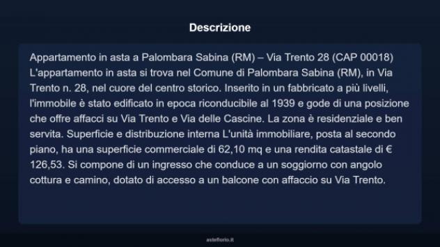 Immobile in asta di 62 m² in vendita a Palombara Sabina - Foto 4