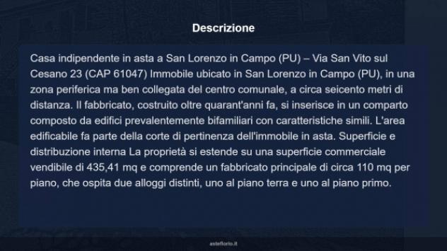 Immobile in asta di 435 m² con più di 5 locali in vendita a San Lorenzo in Campo - Foto 18