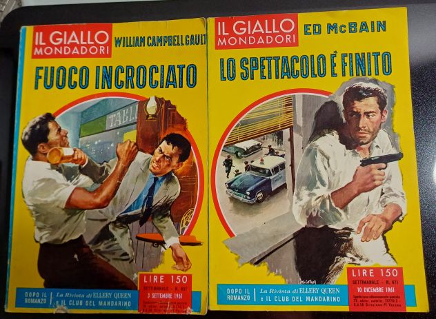 IL GIALLO MONDADORI, DOPO IL ROMANZO, N. 657 e 671 del 1961. - Foto 2