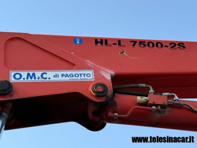 MERCEDES-BENZ 1524L CON GRU E CASSONE FISSO 690 rif. 23841679 - Foto 9