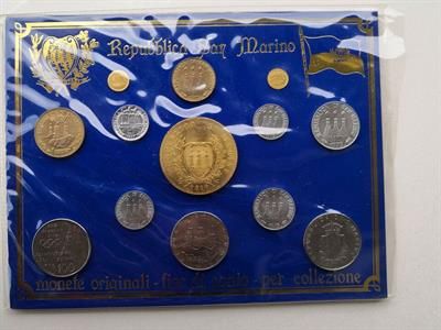 Numismatica Repubblica di San Marino 13 monete anni '80 - Foto 2