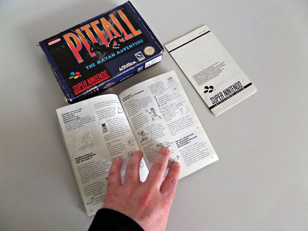 Scatola originale gioco PITFALL ORIGINALE per SNES - Foto 2