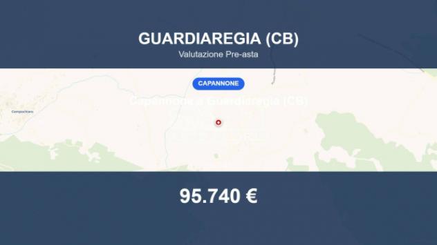 Immobile in asta di 1387 m² in vendita a Guardiaregia