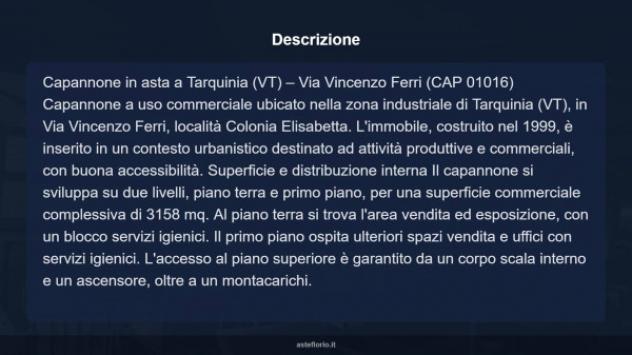 Immobile in asta di 3158 m² in vendita a Tarquinia - Foto 9