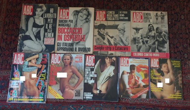 Lotto 9 ABC anni '60 '70 '80