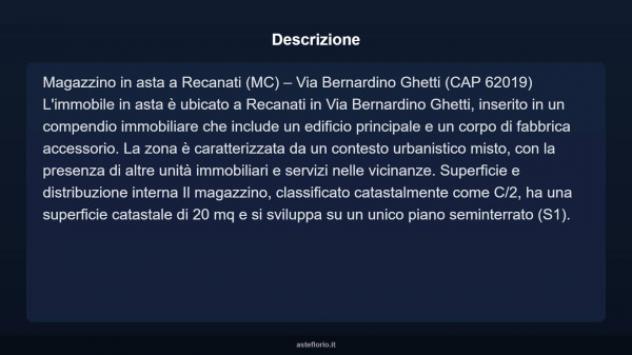 Immobile in asta di 20 m² in vendita a Recanati - Foto 4