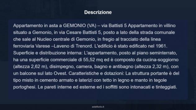 Immobile in asta di 54 m² in vendita a Gemonio - Foto 17