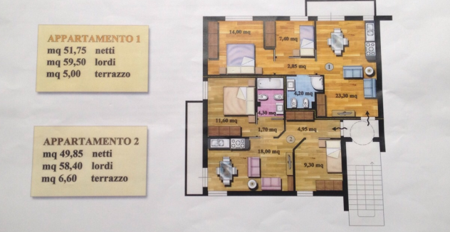 Appartamento in vendita a Pontedera 125 mq Rif: 1400582