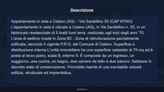 Immobile in asta di 79 m² in vendita a Celano - Foto 11
