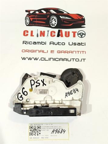 SERRATURA POSTERIORE SINISTRA VOLKSWAGEN Golf 6 Berlina 5K4839015B BSE (0812)