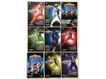 9 figurine adesive Power Rangers S.P.D. JETIX La Gazzetta dello Sport nuovo