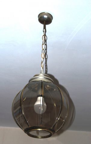 Lampadario  vintage le chandelier 8 vetri fumé piegati - Foto 6
