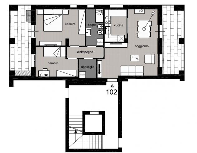 Appartamento in vendita a Poggibonsi 81 mq Rif: 1319631 - Foto 7