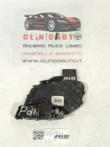 SERRATURA POSTERIORE DESTRA JAGUAR XF Serie 7H5A-26412-AC 306DT (1115)