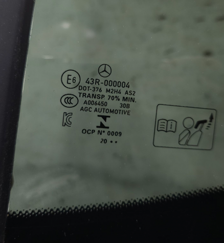 VETRO FISSO POSTERIORE SX MERCEDES GLB Serie (X247) A2477304500 (19) - Foto 12