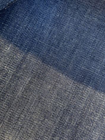 Scampolo tessuto jeans denim bleu - Foto 4