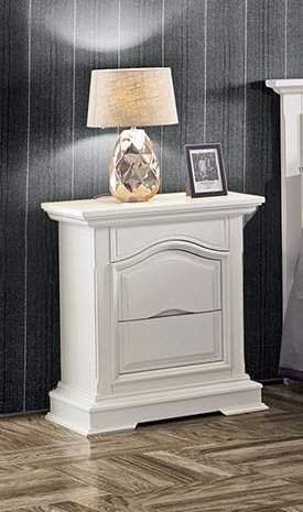 Mobili Rustici Comodino Legno 4 Cassetti 1 a Scatto Stile Shabby Chic cod 7727