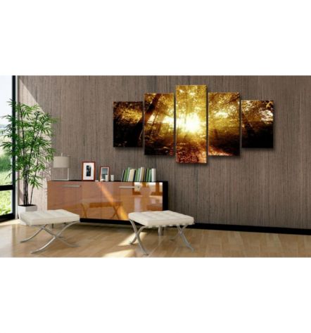 Quadro Foresta Incantata Beige 100x50 E 200x100 ARREDALACASA - Foto 2
