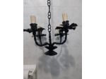 Lampadario in ferro battuto a 4 braccia