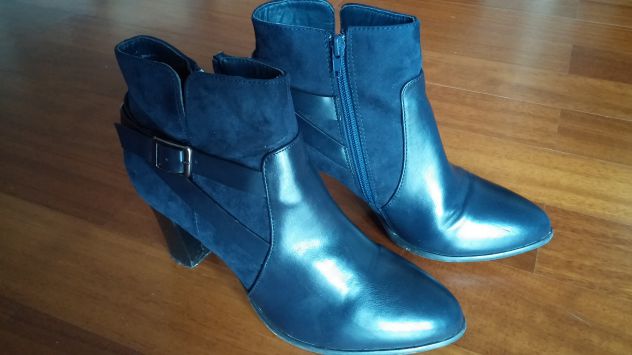 STIVALETTI ANKLE BOOTS BLU NOTTE - Foto 3