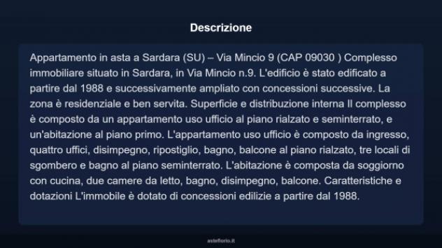 Immobile in asta di 75 m² con più di 5 locali in vendita a Sardara - Foto 3