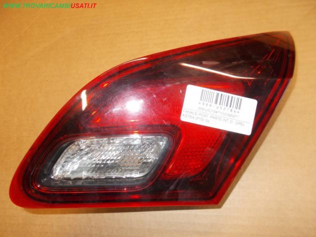 FANALE POST. PARTE INT. D. OPEL ASTRA (P10) 5p  Parti elettriche  Fanaleria  Fanali  Fanale post. sx. OPEL - ASTRA J - 01-02-2010 - 01-08-2012
