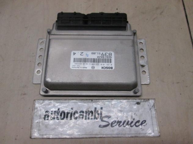 46819420 CENTRALINA INIEZIONE MOTORE BOSCH LANCIA LYBRA 2.4 D 103KW 5M 4P (2001) RICAMBIO USATO 0281010339