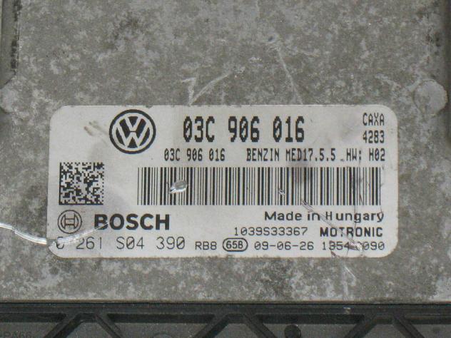 03C906016 ECU VW Golf Jetta Scirocco 1.4 0261S04390 03C906016 MED17.5.5 - Foto 2