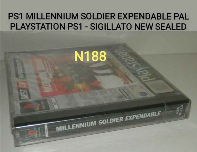 PS1 MILLENNIUM SOLDIER EXPENDABLE PAL RARO SIGILLATO - Foto 3