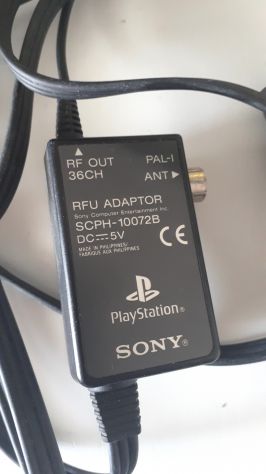 cavo adattatore rfu videogiochi sony playstation ps1 pal-I scph 10072b originale - Foto 2
