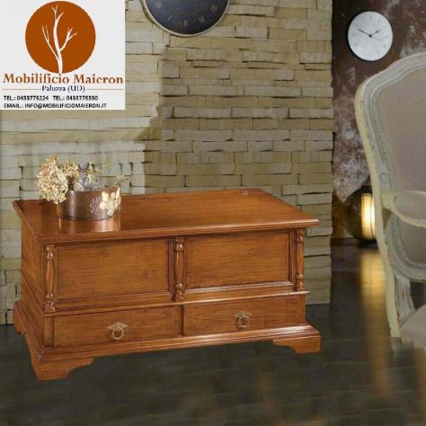 Mobili Classici Cassapanca in Legno 2 Cas Stile Classico Arte Povera cod 10106