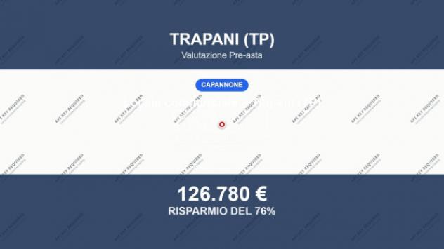 Immobile in asta di 1562 m² in vendita a Trapani